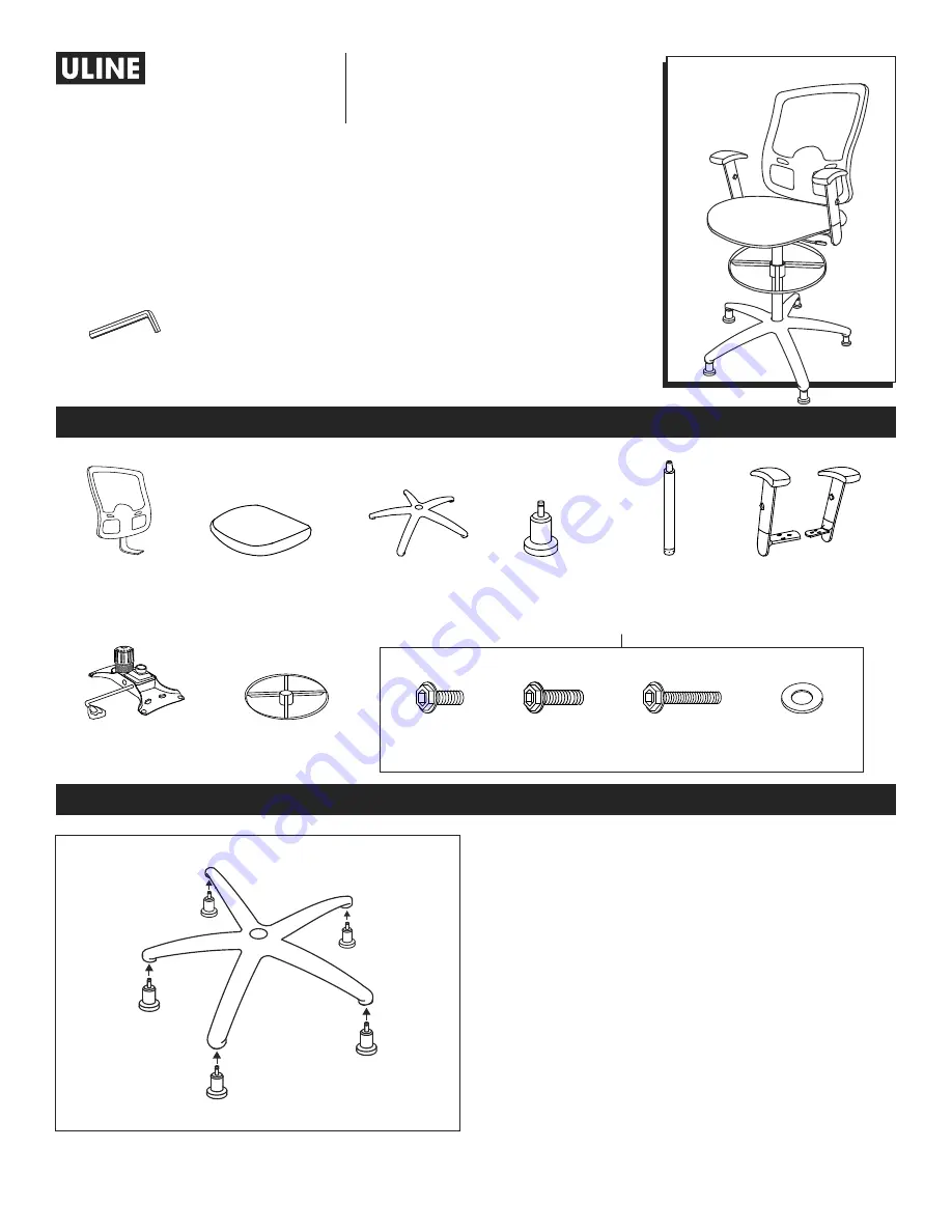 U-Line DELUXE MESH H-6890 Скачать руководство пользователя страница 9