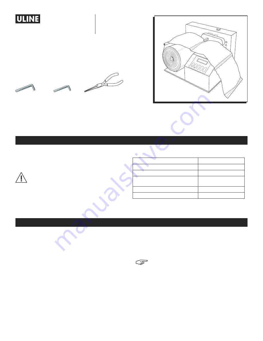 U-Line H-4025 Manual Download Page 1