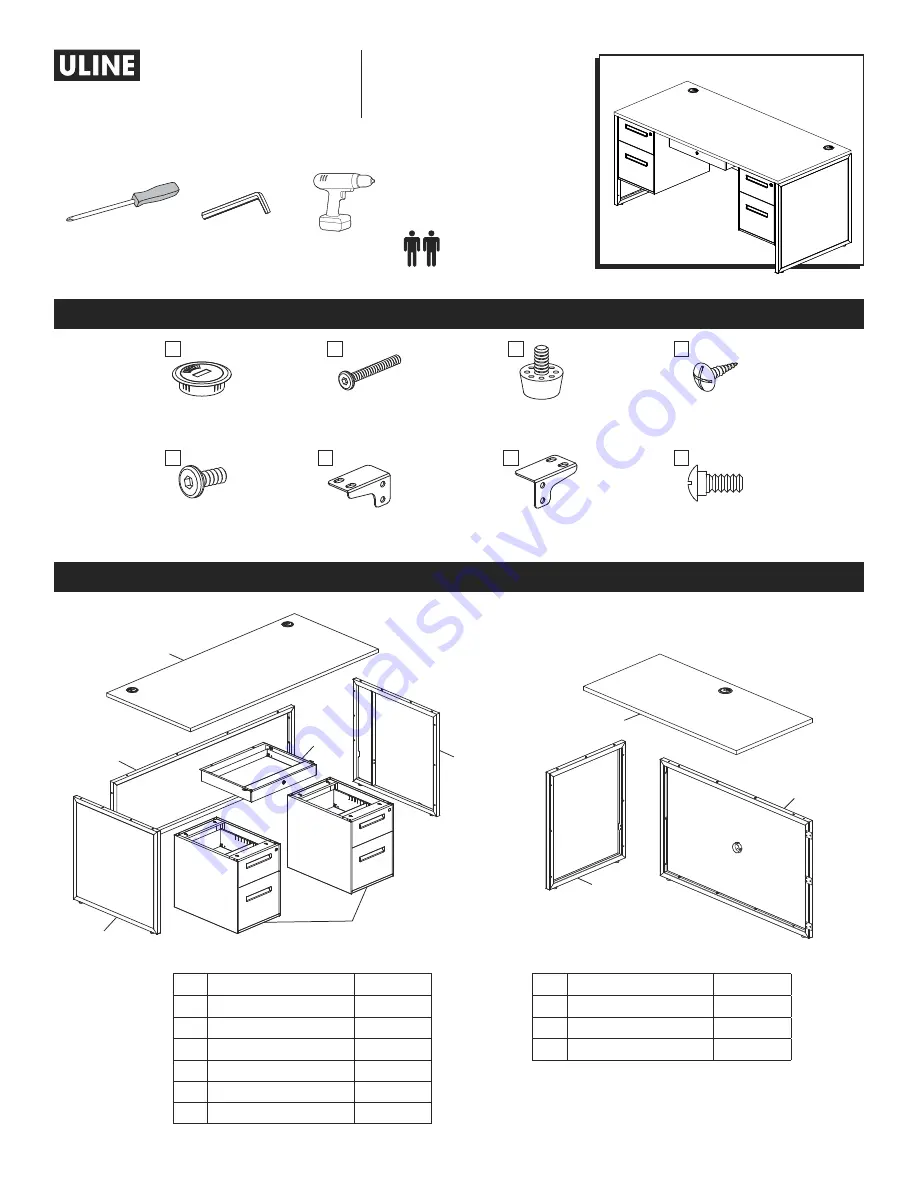 U-Line H-9730 Assembly Instructions Manual Download Page 1