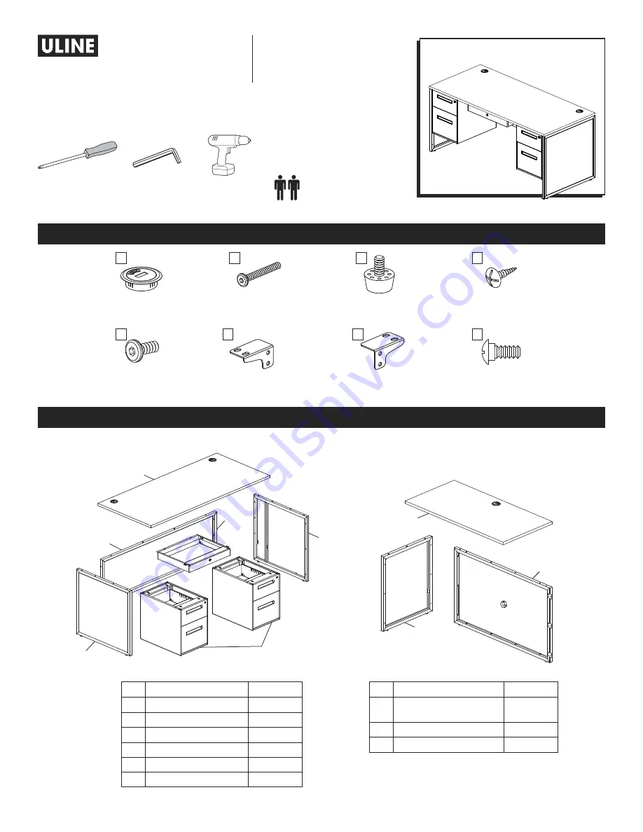 U-Line H-9730 Assembly Instructions Manual Download Page 9