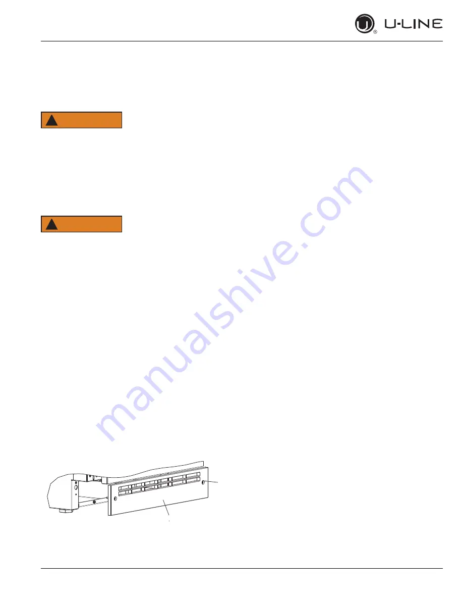 U-Line Wine Captain U-2224ZWCINT-00B User Manual & Service Manual Download Page 14