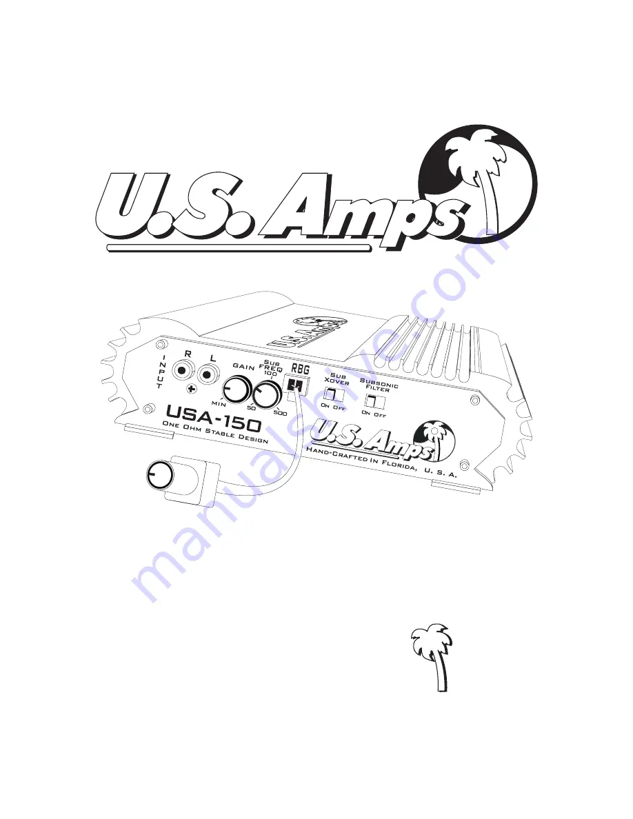 U.S. Amps Amp Owner'S Manual And Installation Manual Download Page 1