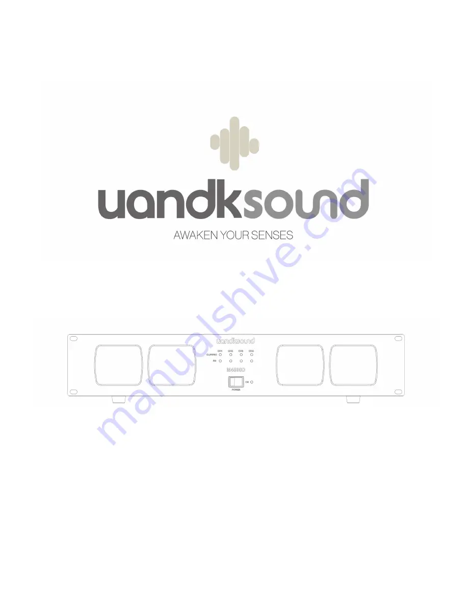 uandksound M4500D Quick Start Manual Download Page 1