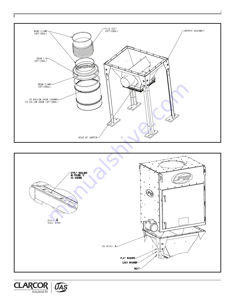 UAS CLARCOR SDC Series Owner'S Manual Download Page 10