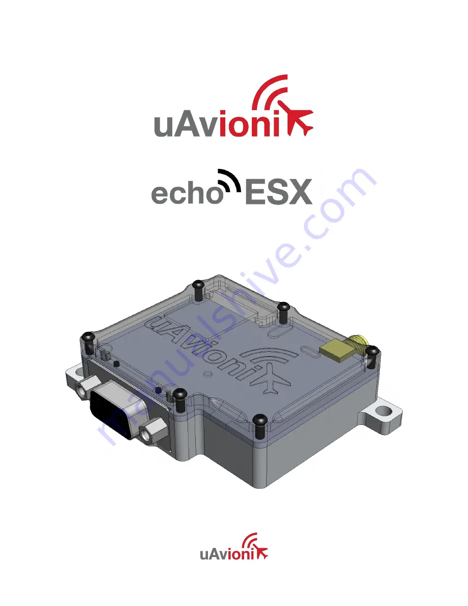 uAvionix echoESX Скачать руководство пользователя страница 1