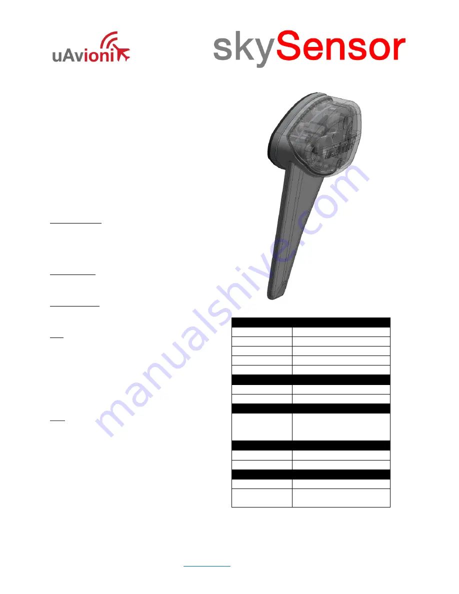 uAvionix skySensor Installation Procedures Download Page 1