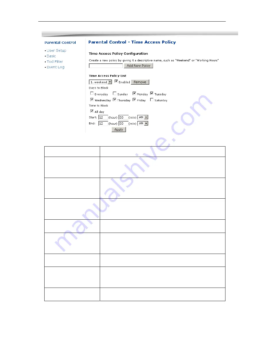 Ubee U10C019 User Manual Download Page 62