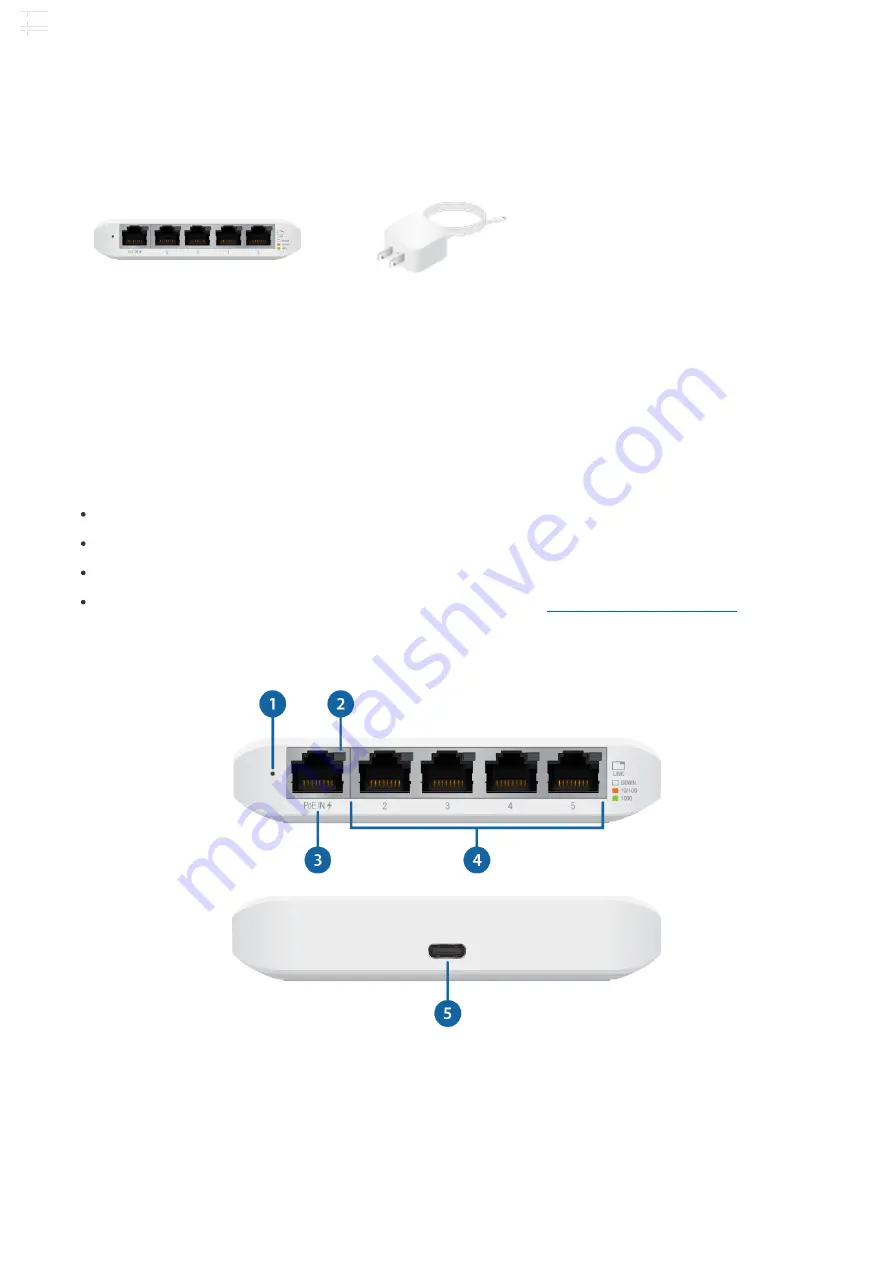 Ubiquiti UniFi Switch Flex Mini Quick Start Manual Download Page 1