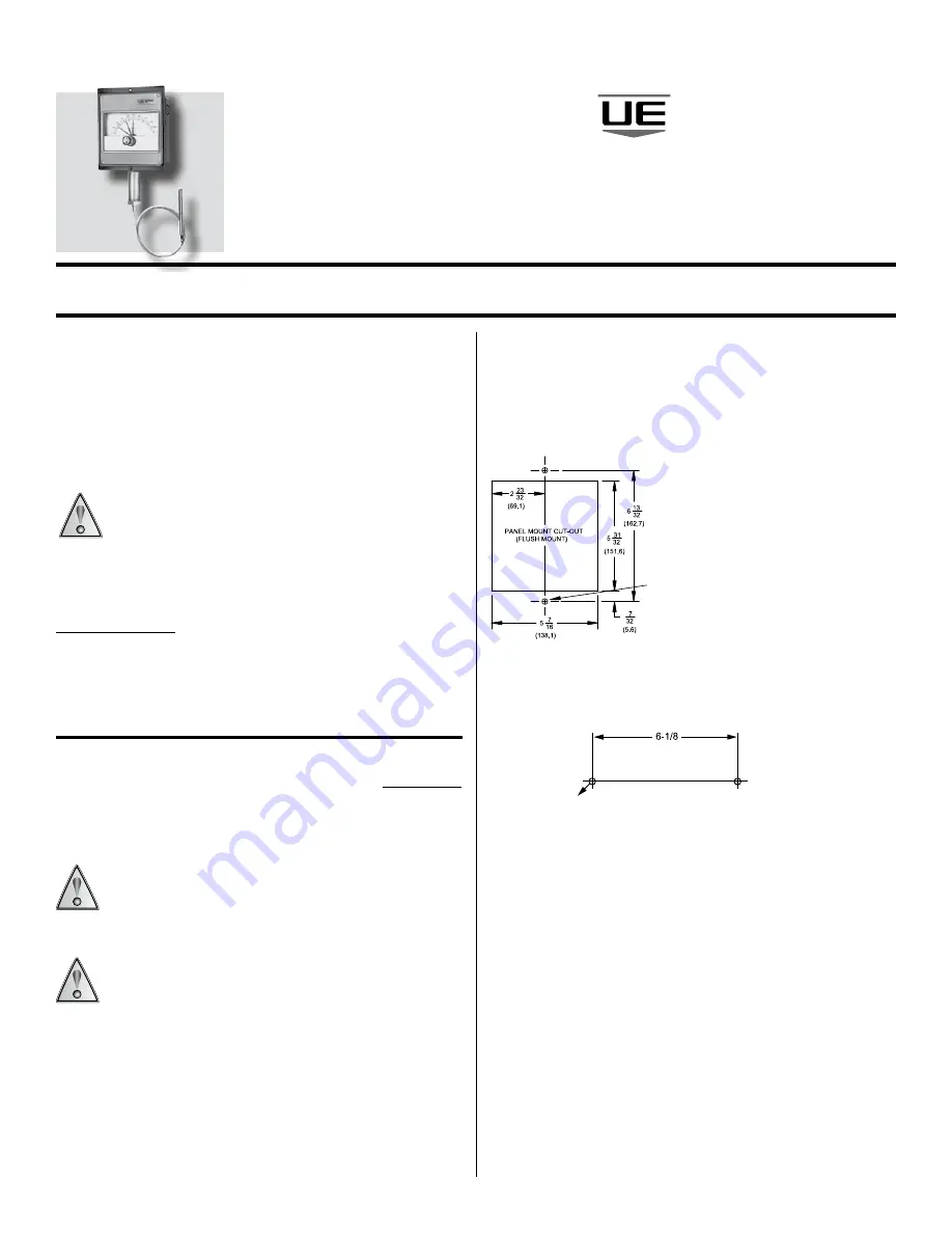 UE 800 Series Installation And Maintenance Instructions Download Page 1