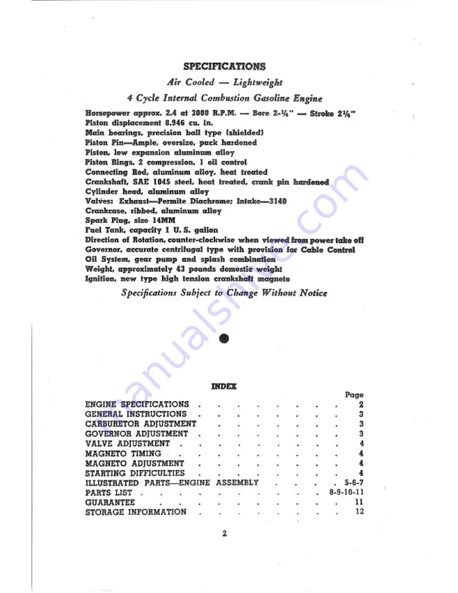 Uebelhoer Bros Ultimotor Instruction Manual Download Page 2