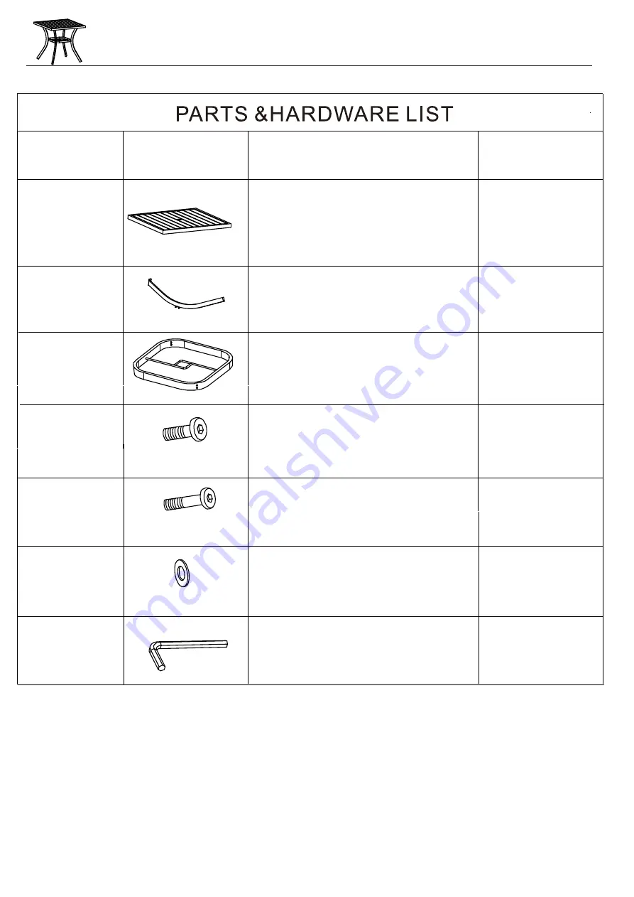 ULAX FURNITURE 970144 Скачать руководство пользователя страница 2