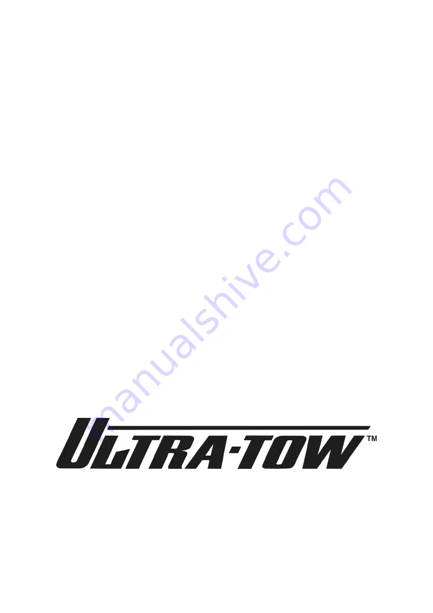 Ultra-tow 48118 Owner'S Manual Download Page 14