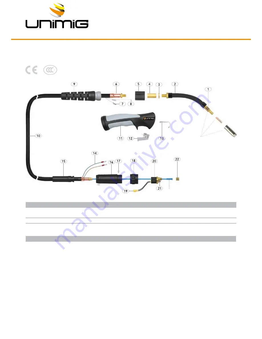 Uni-Mig KUMJRRW165MIG Operating Manual Download Page 30