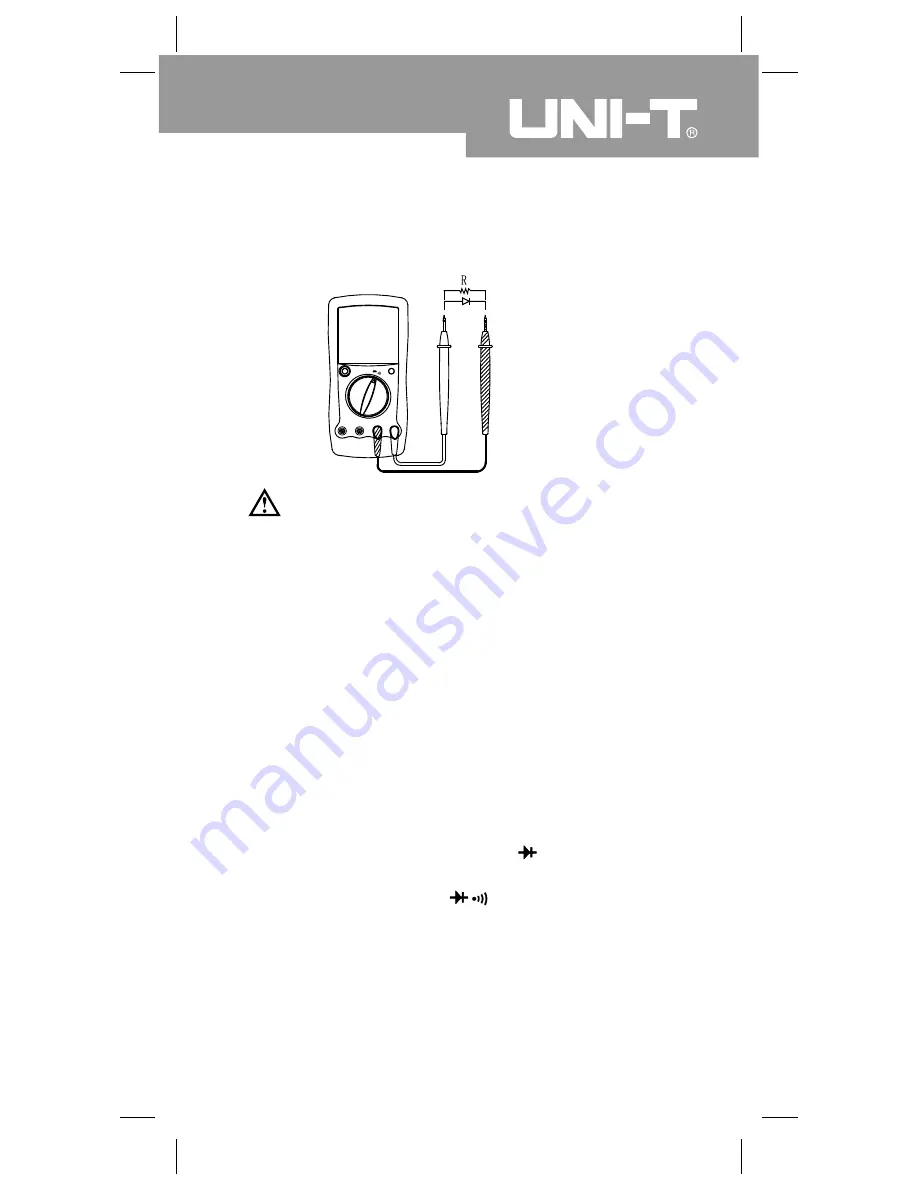 UNI-T UT106 Operating Manual Download Page 21