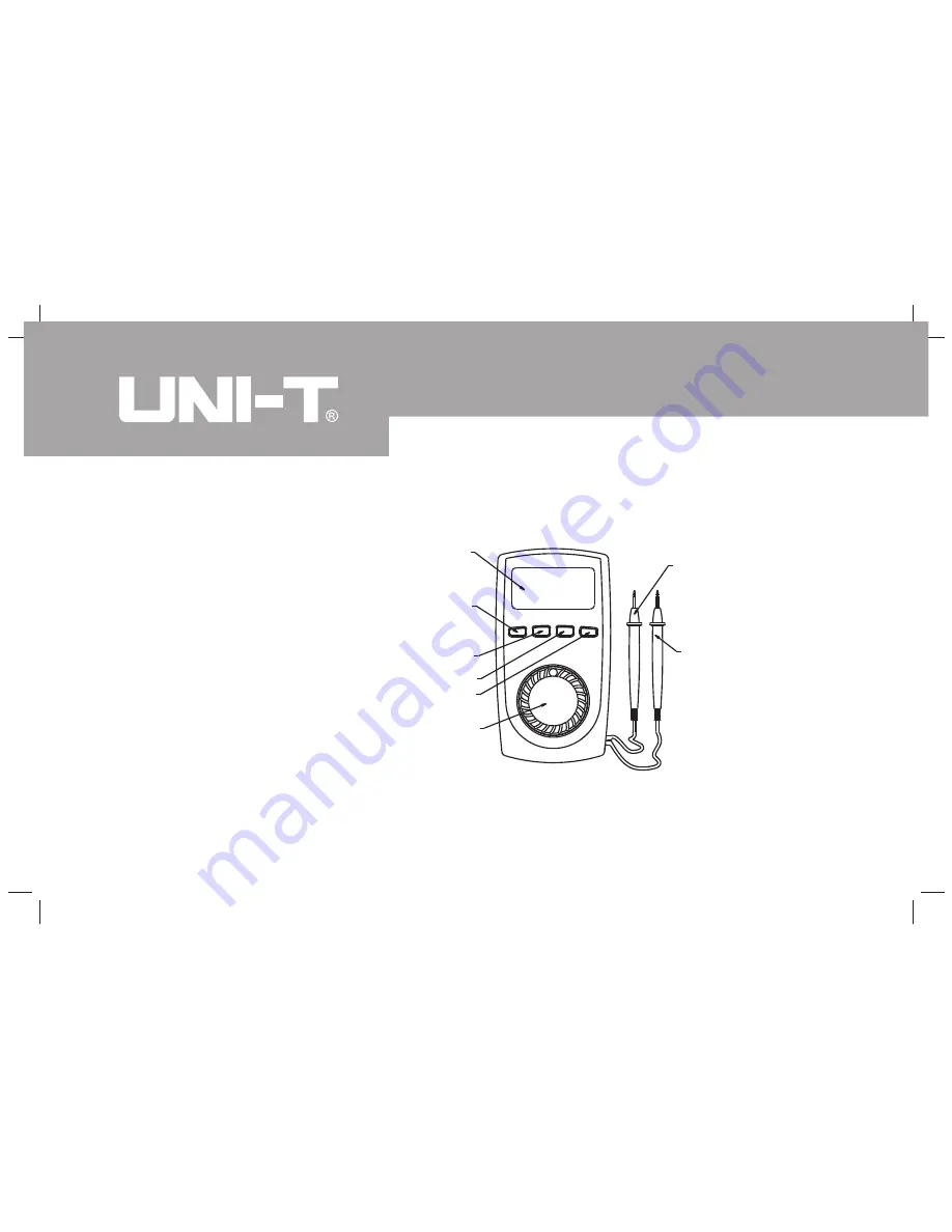 UNI-T UT10A Operating Manual Download Page 10