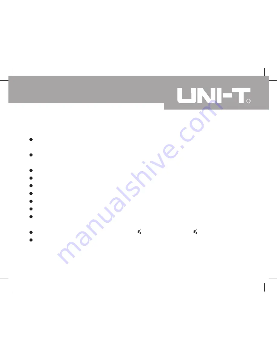 UNI-T UT205A Operating Manual Download Page 31