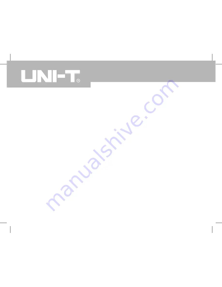 UNI-T UT207A Operating Manual Download Page 13