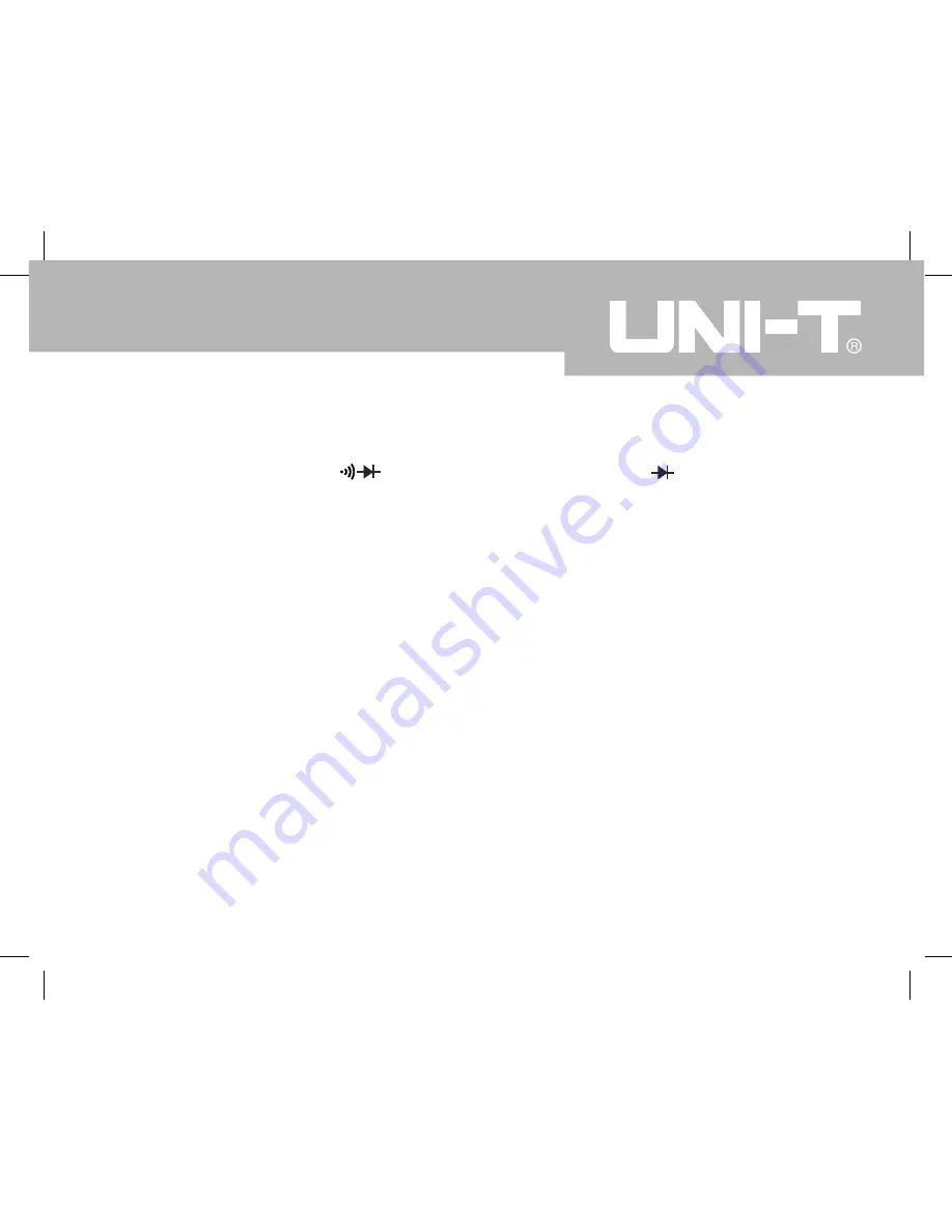 UNI-T UT207A Operating Manual Download Page 24