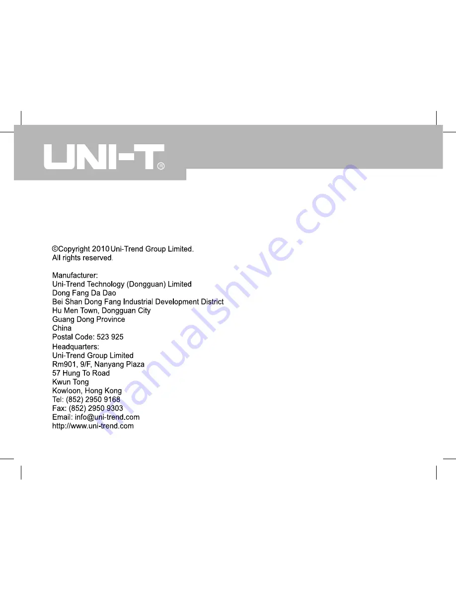 UNI-T UT207A Скачать руководство пользователя страница 47