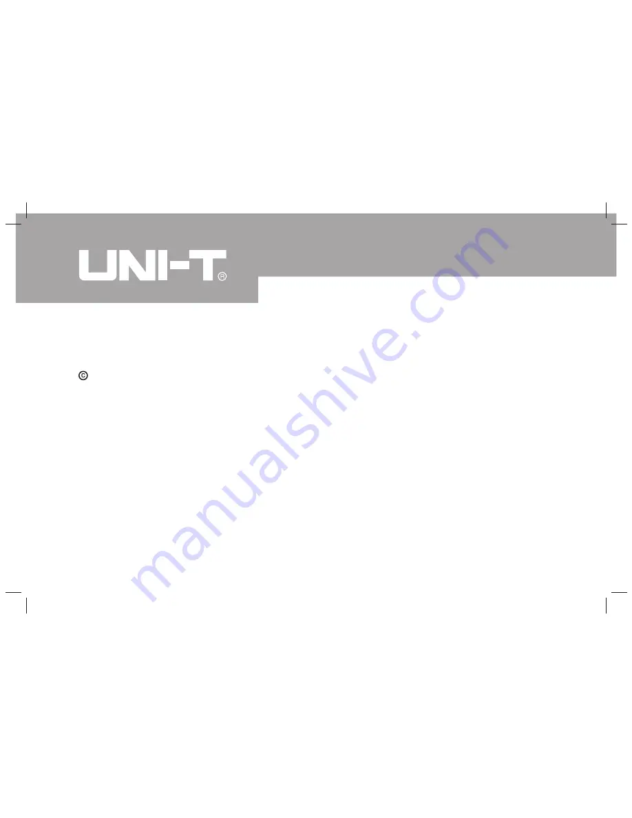 UNI-T UT33A Operating Manual Download Page 42