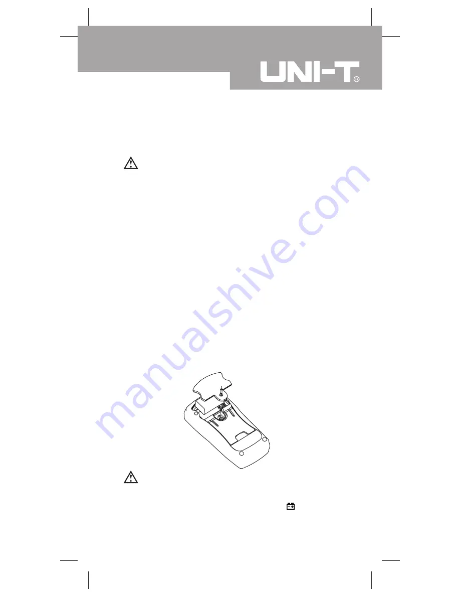 UNI-T UT39E Operating Manual Download Page 21