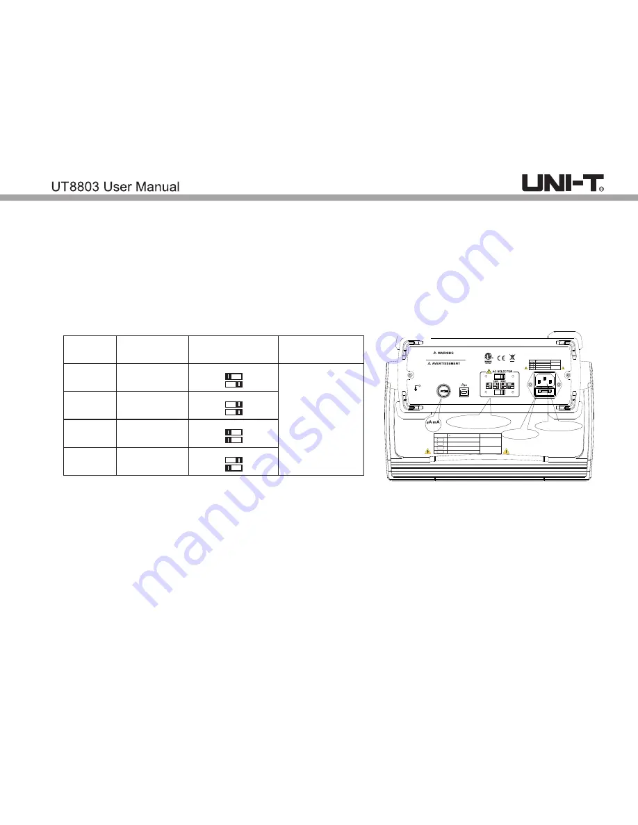 UNI-T UT8803 Скачать руководство пользователя страница 29