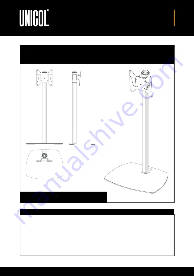 Unicol TVV1 Скачать руководство пользователя страница 1