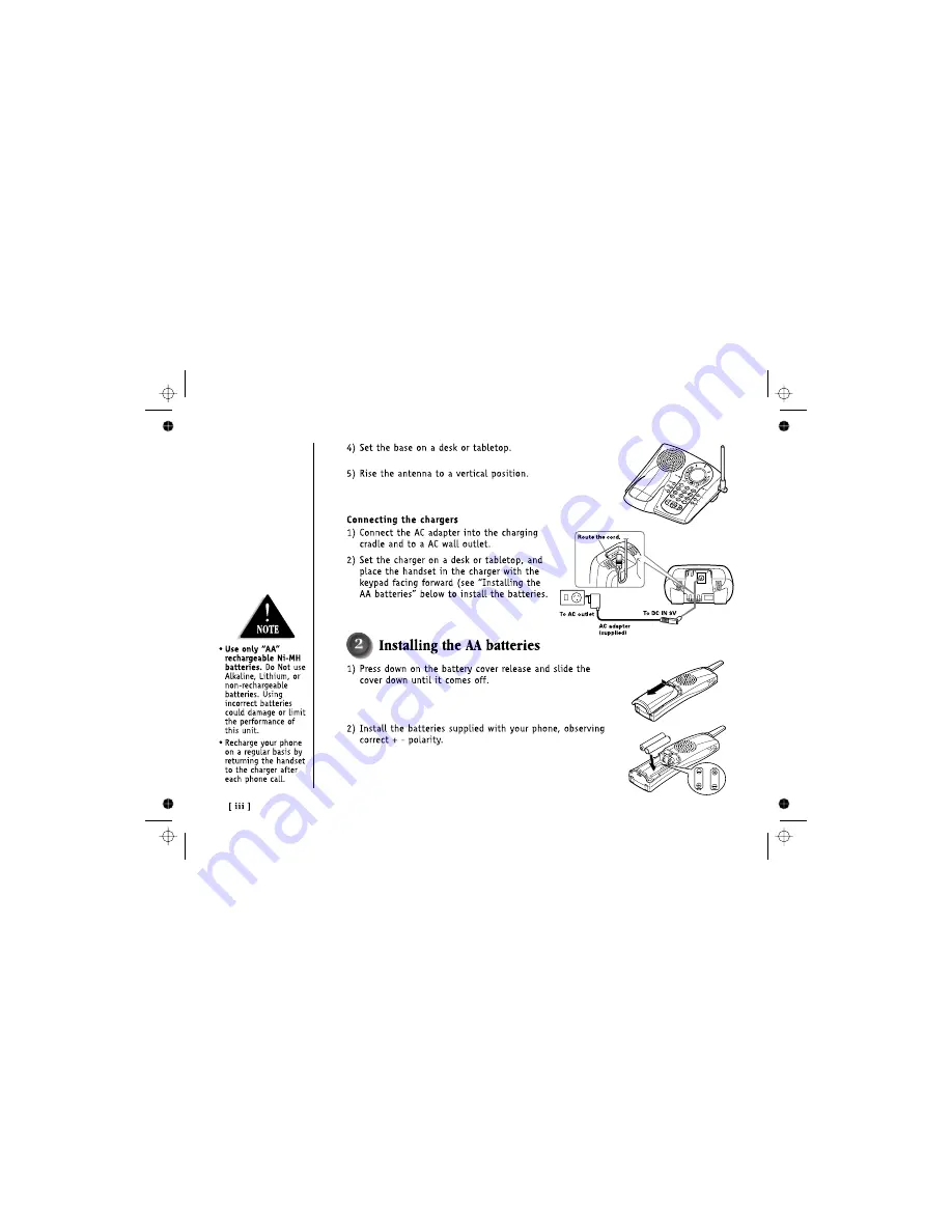 Uniden DSS 2475 Quick Start Manual Download Page 4