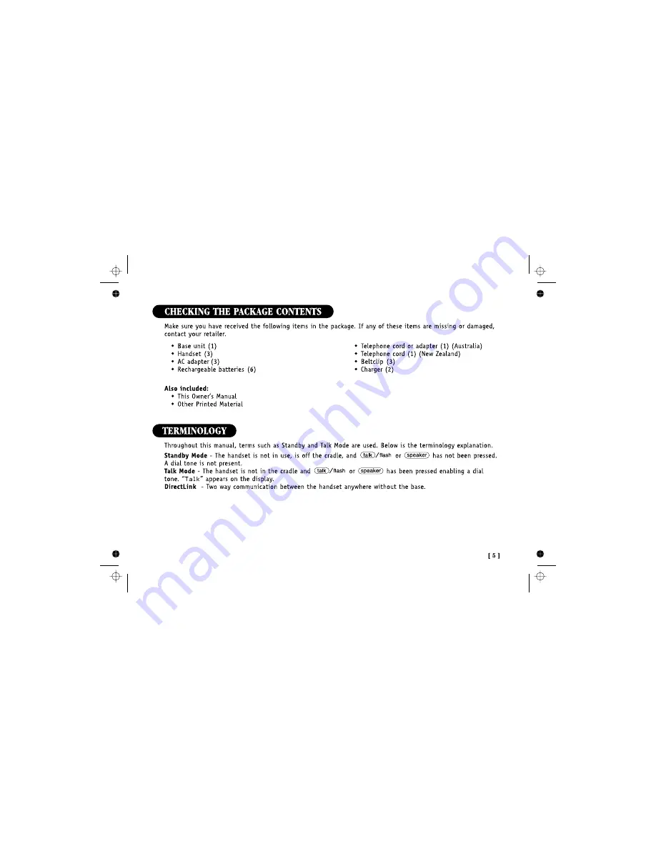 Uniden DSS 2475 Quick Start Manual Download Page 11