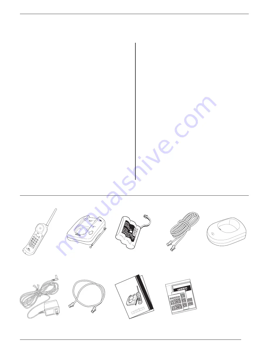 Uniden DX 834 Series Instruction Manual Download Page 4