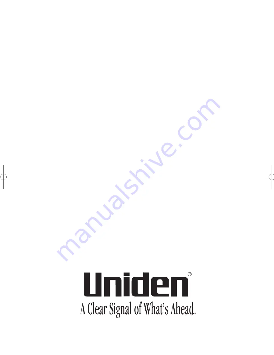 Uniden DX 834 Series Operating Manual Download Page 26