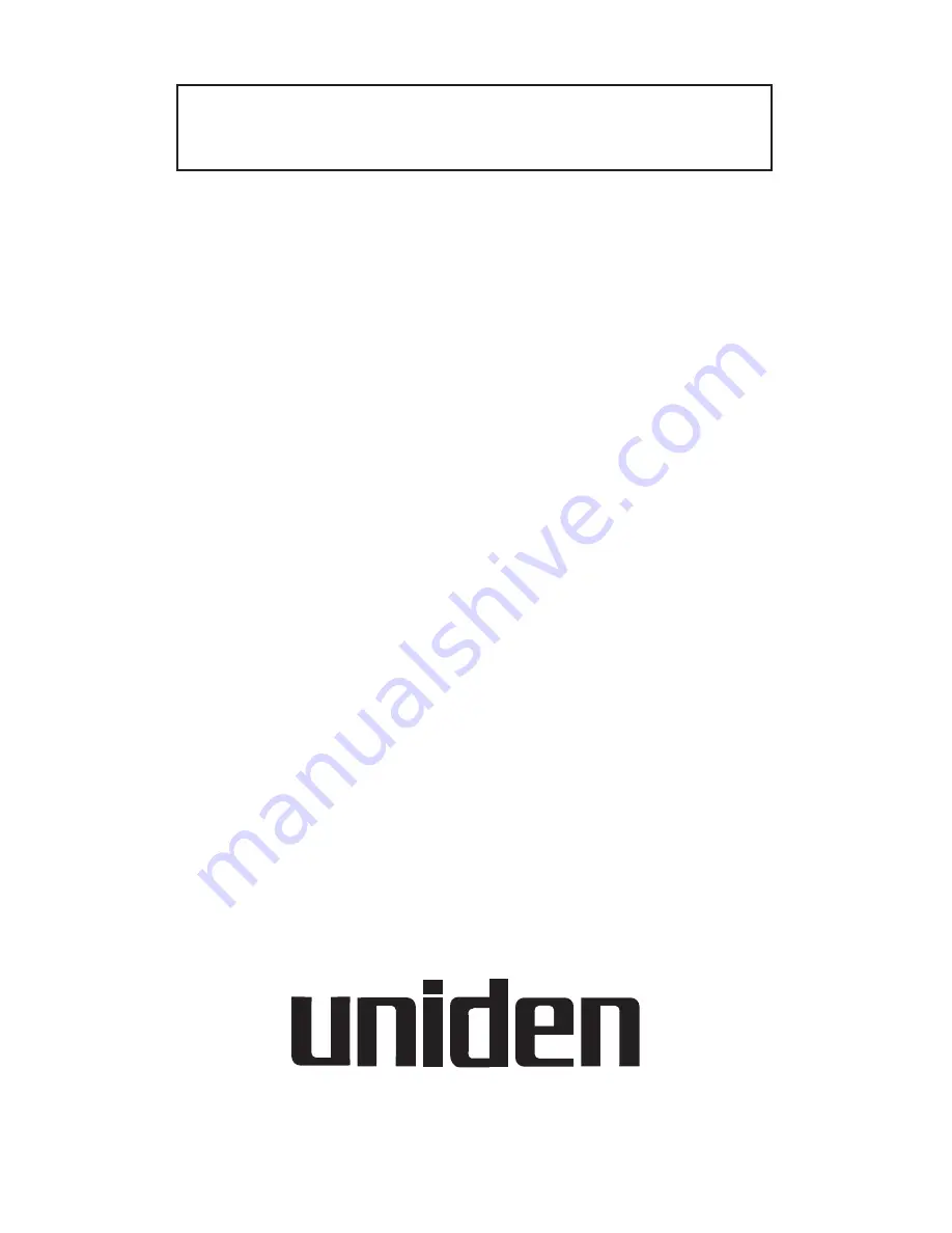 Uniden DX8200 Instructions Manual Download Page 43