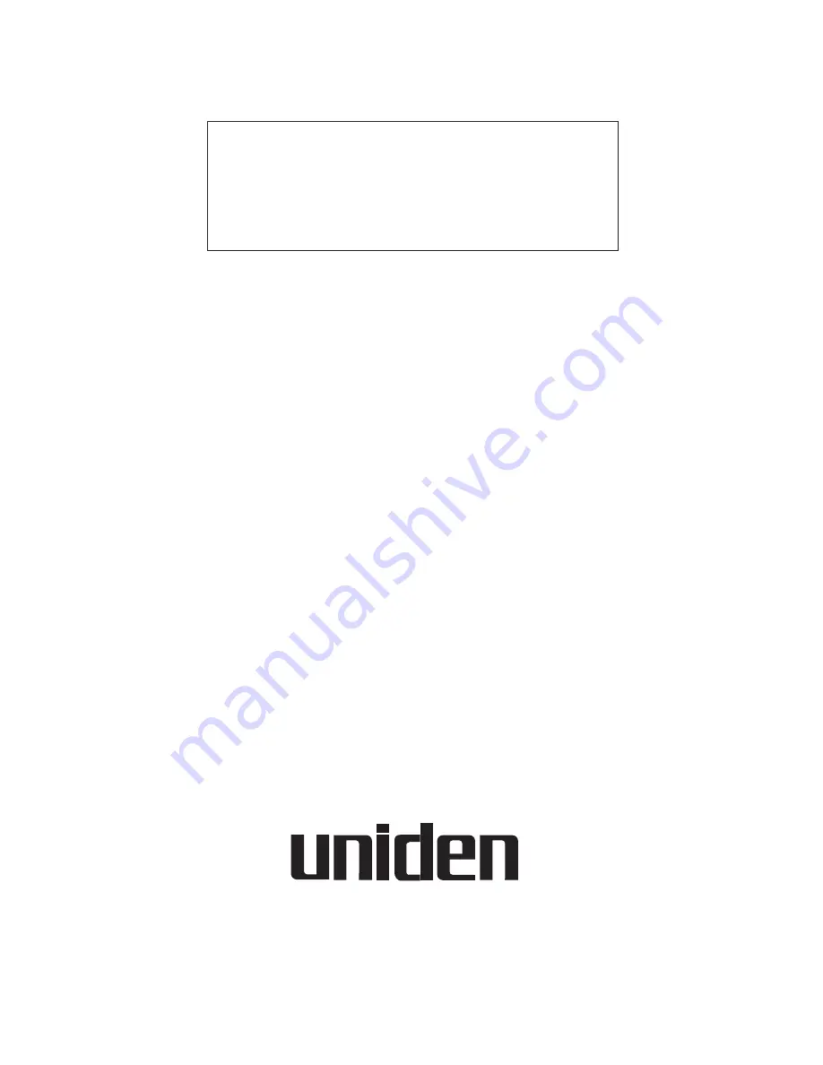 Uniden DXI665 User Manual Download Page 52