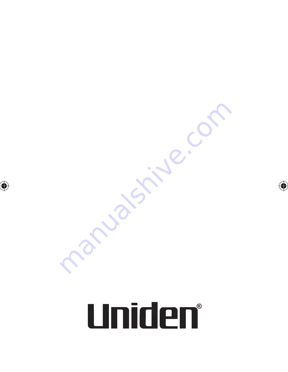 Uniden ELITE 9005 Owner'S Manual Download Page 24