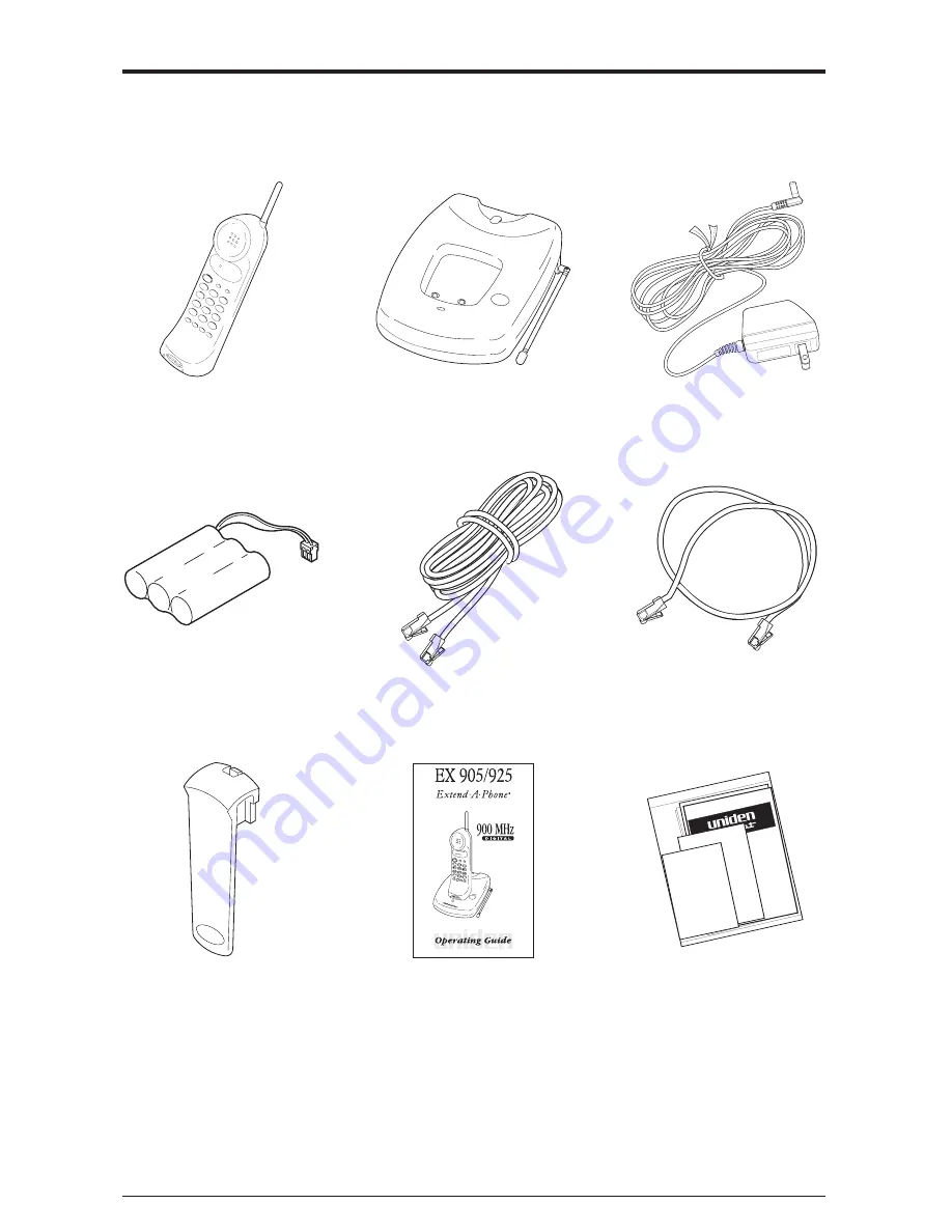 Uniden EX905 User Manual Download Page 5