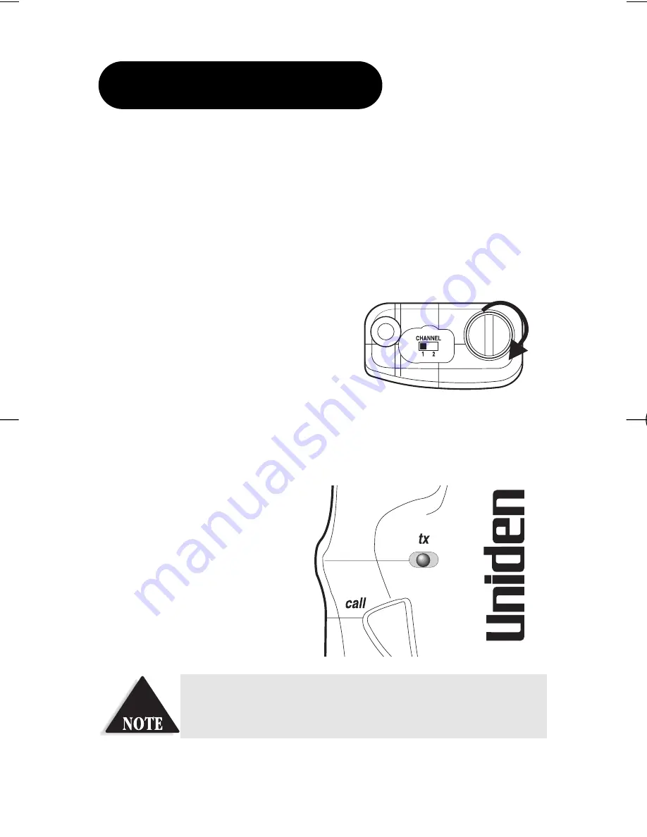 Uniden FRS1200 Series User Manual Download Page 12