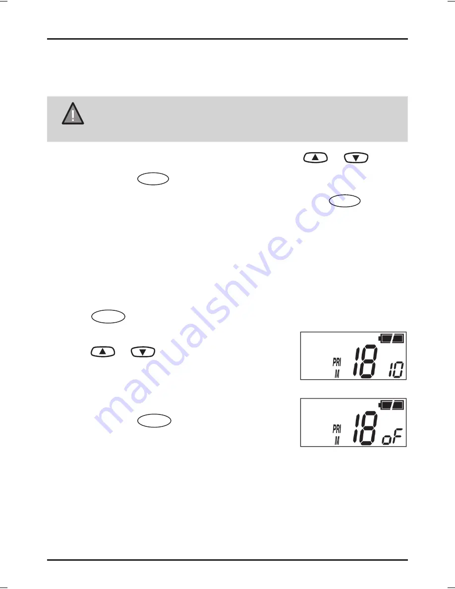 Uniden UH078SX-NB Owner'S Manual Download Page 20