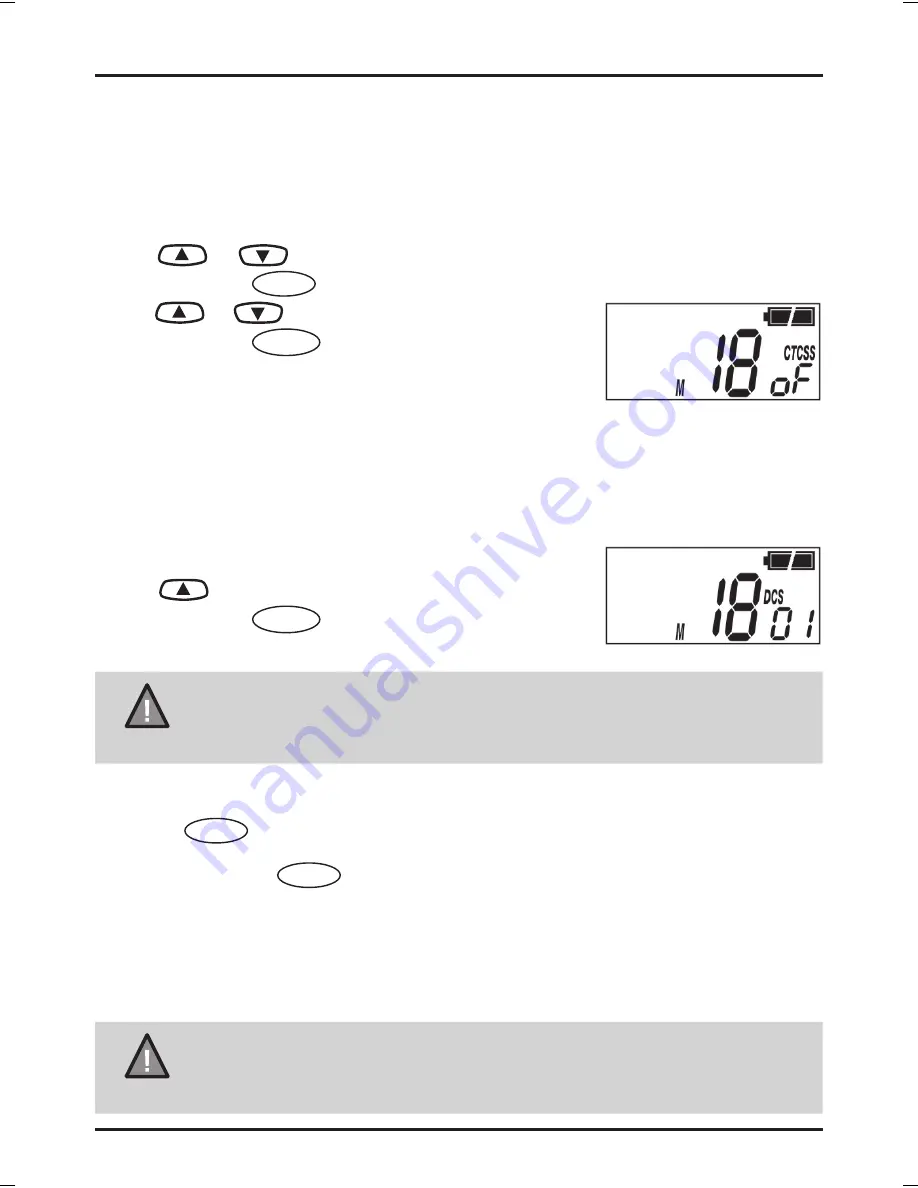 Uniden UH078SX-NB Owner'S Manual Download Page 22