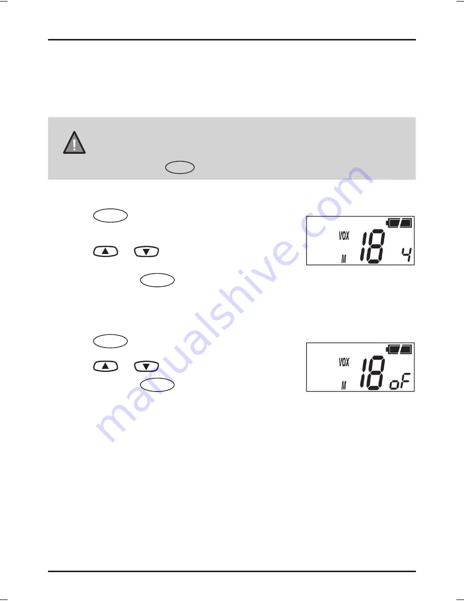 Uniden UH078SX-NB Owner'S Manual Download Page 23