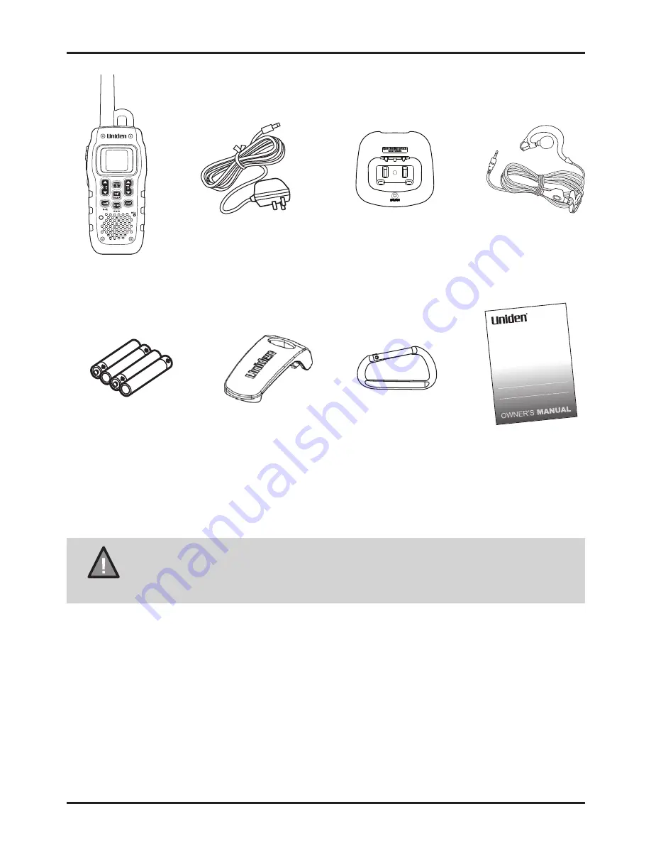 Uniden UH820SX-2NB Owner'S Manual Download Page 7