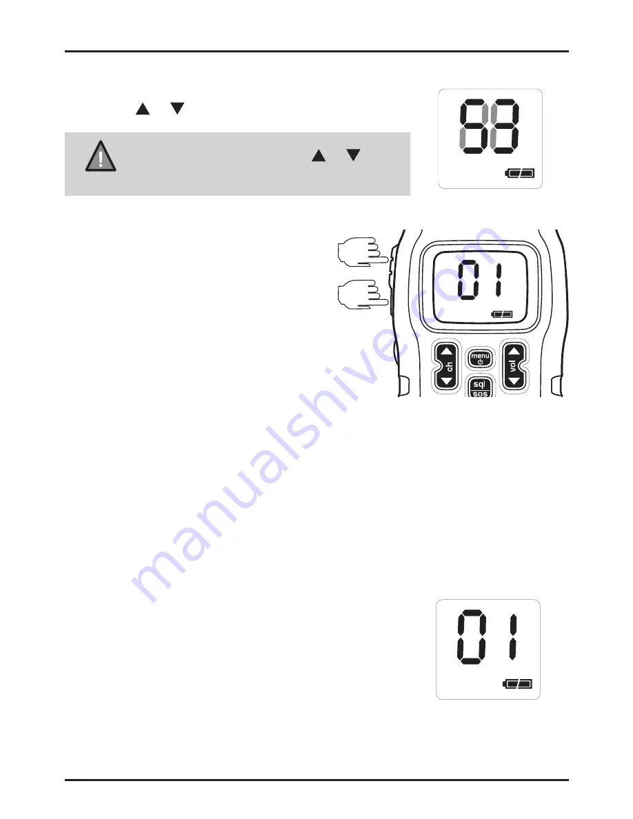 Uniden UH820SX-2NB Owner'S Manual Download Page 13