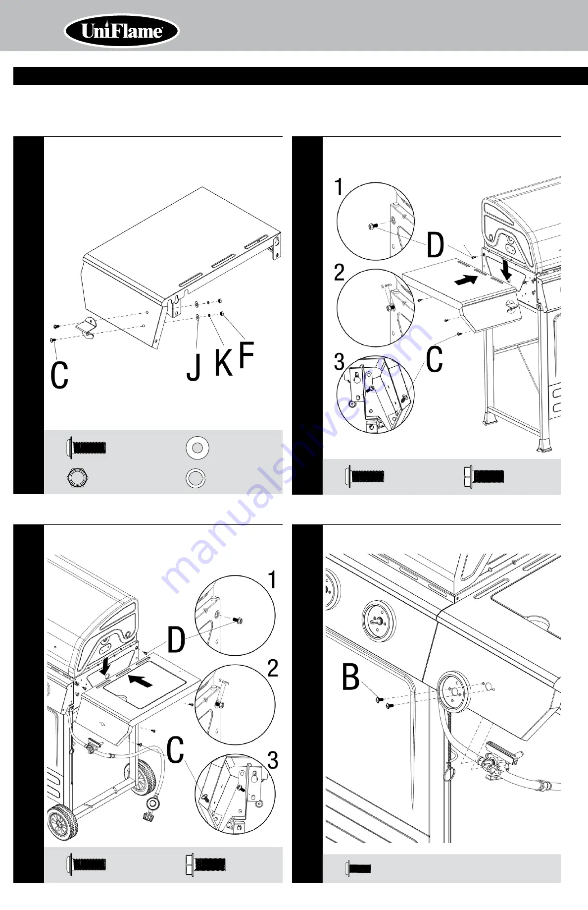 Uniflame GBC1349W Series Owner'S Manual Download Page 19