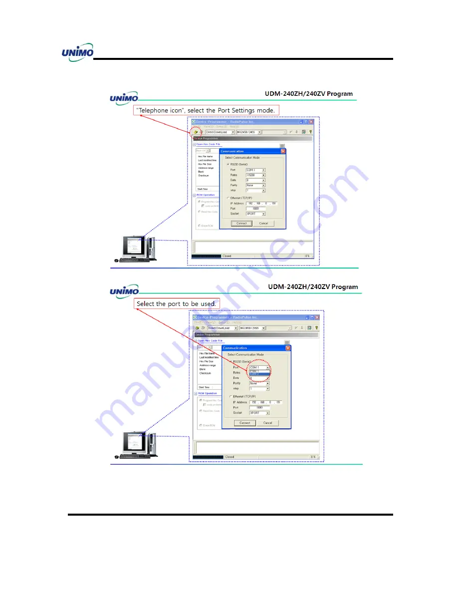 UNIMO Technology UDM-240ZBH Service Manual Download Page 16