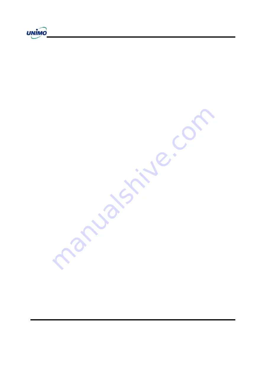 UNIMO Technology UDM-240ZBV Service Manual Download Page 7