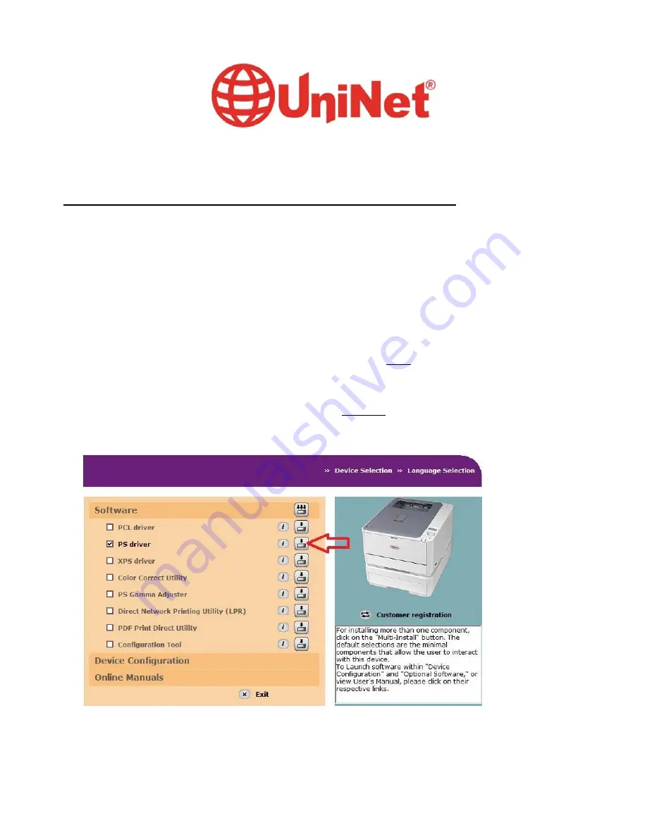 Uninet iColor 300 series User Manual Download Page 7