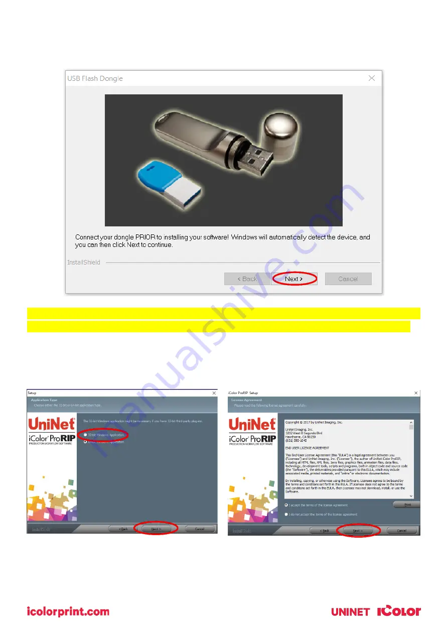 Uninet IColor 560 Manual Download Page 24