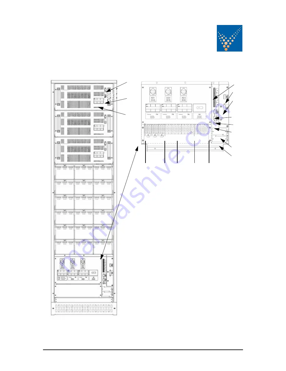 Uninterruptible Power Supplies PowerWAVE 9000 DPA Installation And Operating Manual Download Page 35