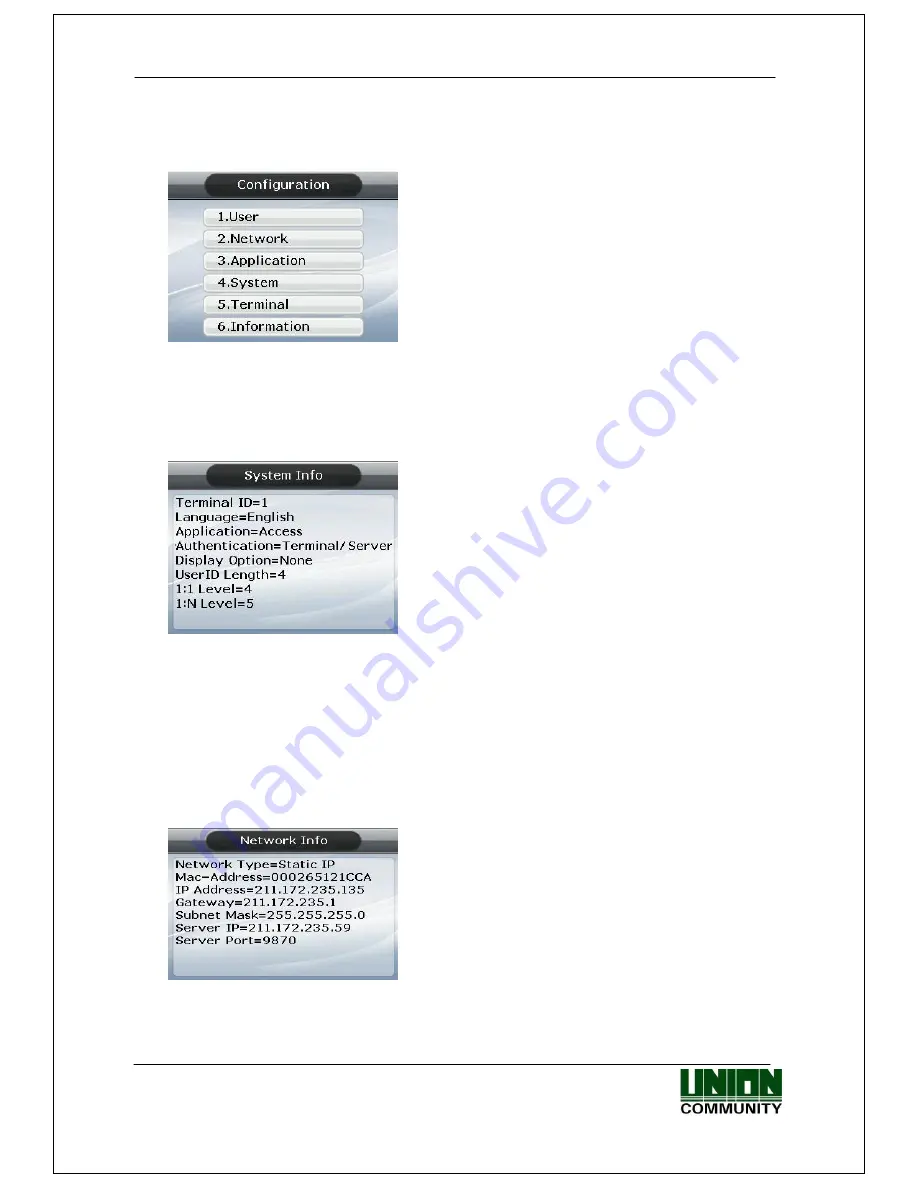 Union Community AC-5000 User Manual Download Page 58