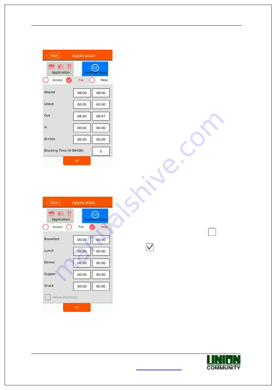 Union Community MiKey AC1100 User Manual Download Page 44