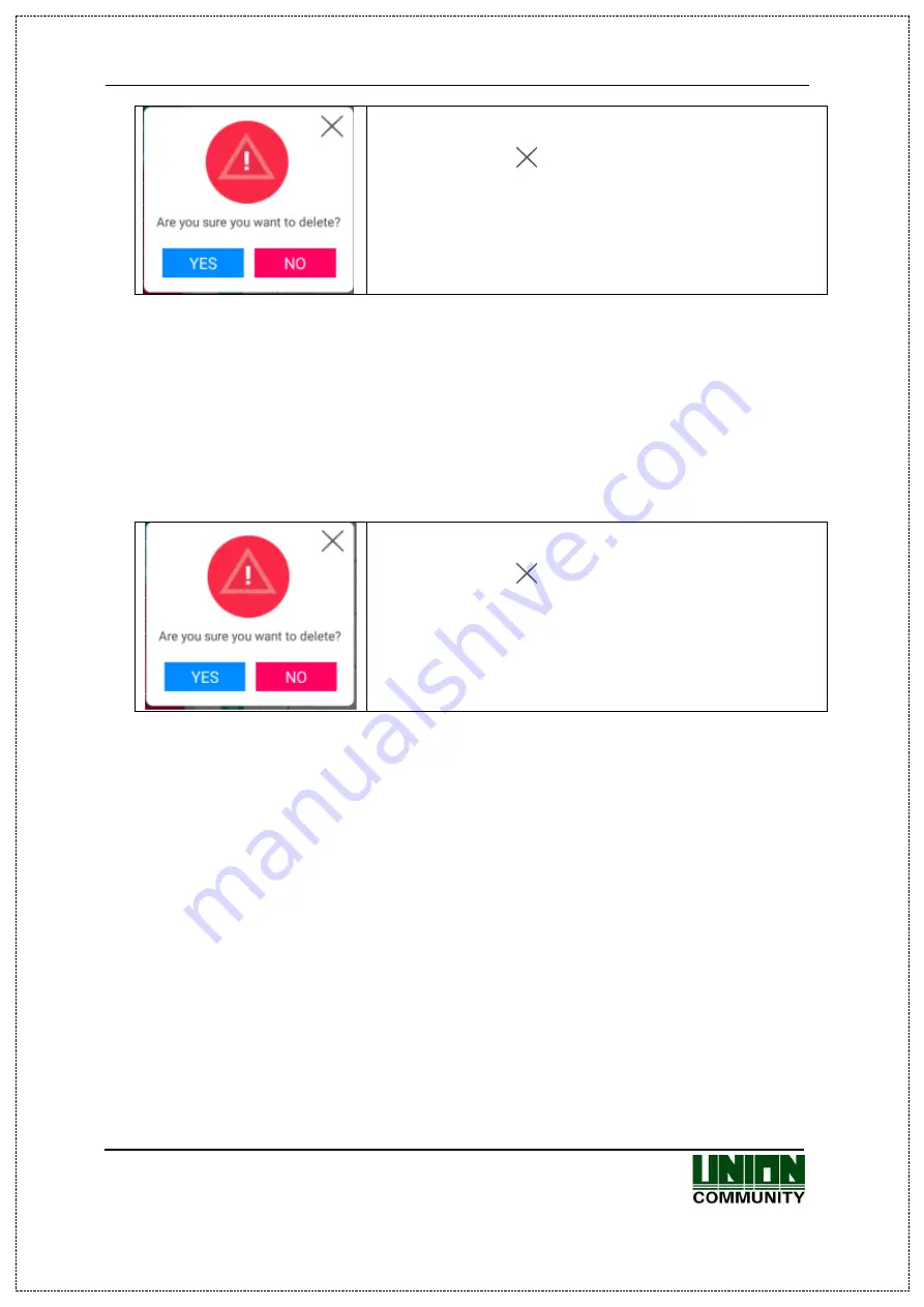 Union Community UBio-X Face Premium User Manual Download Page 59